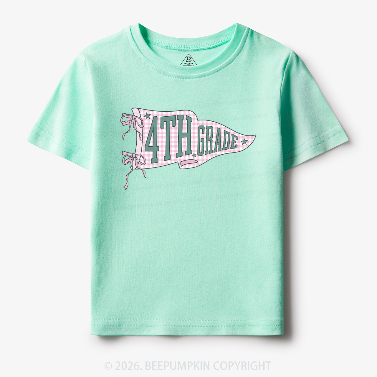 Personalized Pennant Grade Level Team Toddler&Kid's Tees