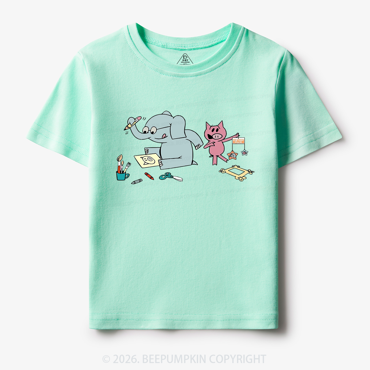 Elephant and Piggie Read More Book Toddler&Kid's Tees