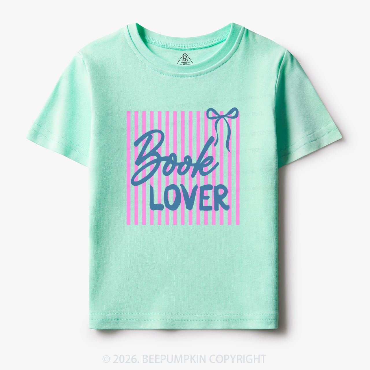 Coquette Book Preppy Stripes Toddler&Kid's Tees