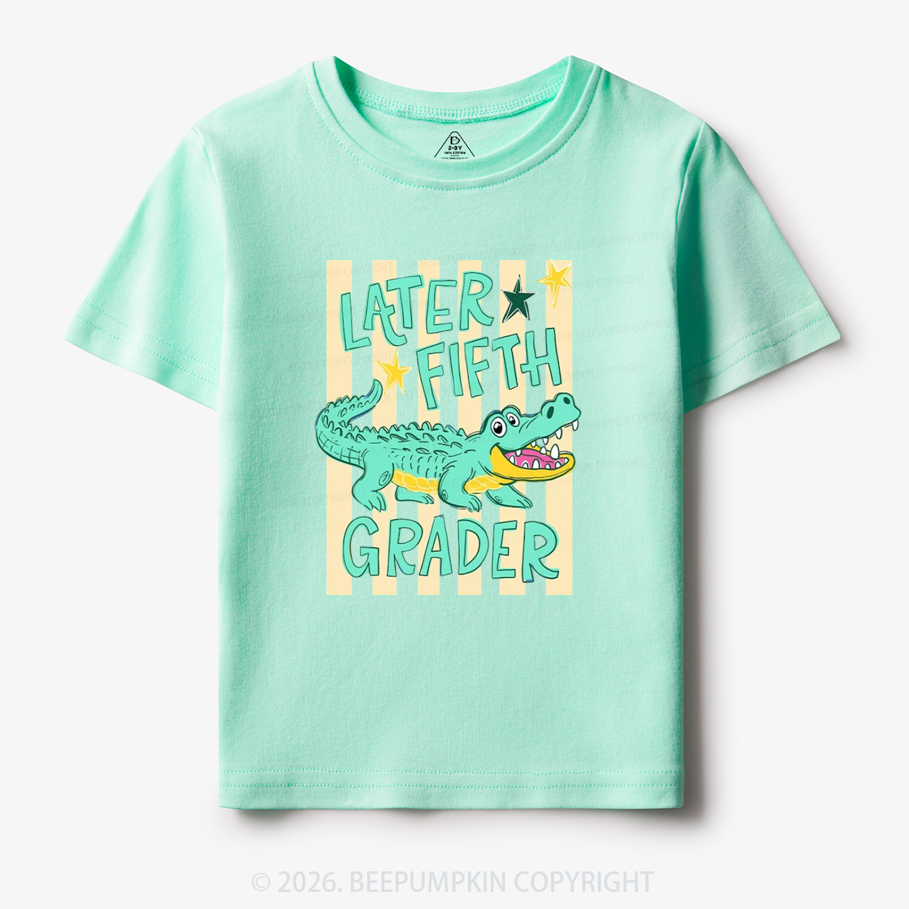 Personalized Grade Later Gator Toddler&Kid's Tees