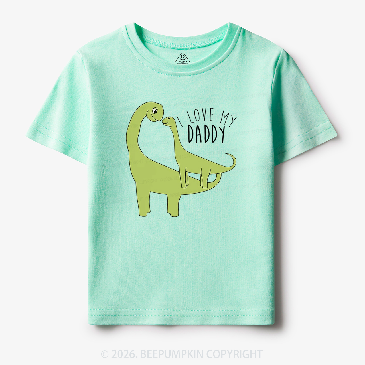 I Love My Daddy Dinosaur Toddler&Kid's Tees