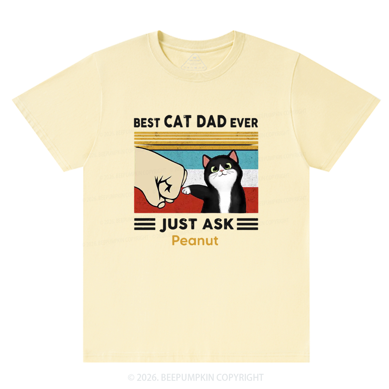 Personalized Best Cat Dad Ever T-Shirts