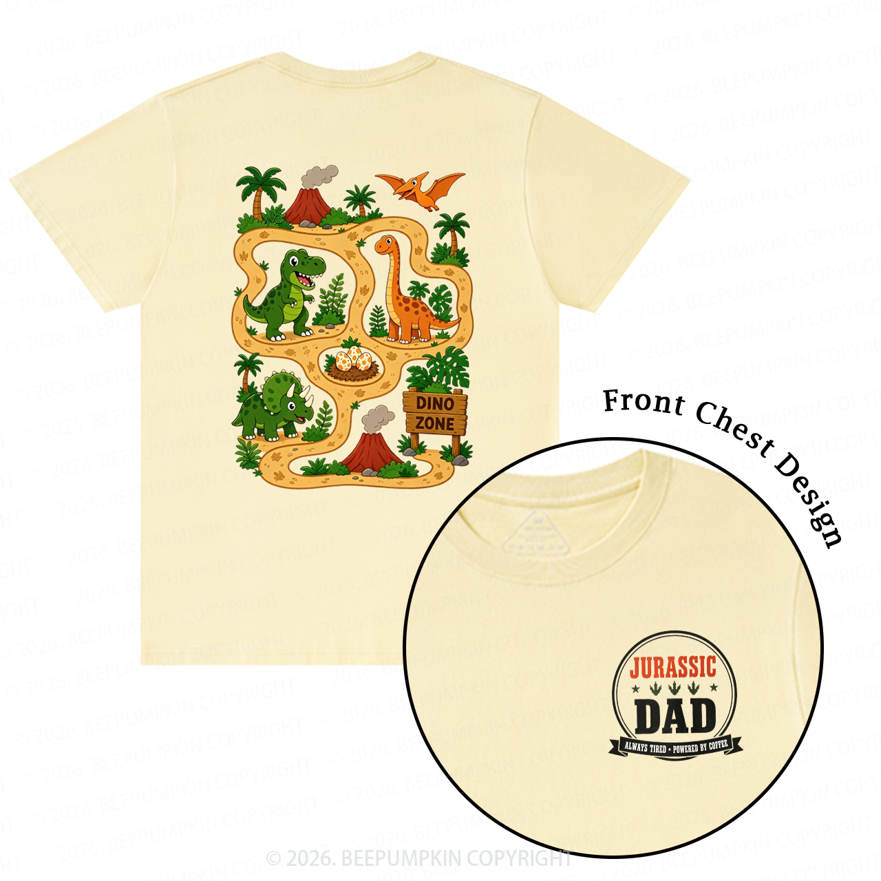 Daddysaurus Fathers Day T-Shirts