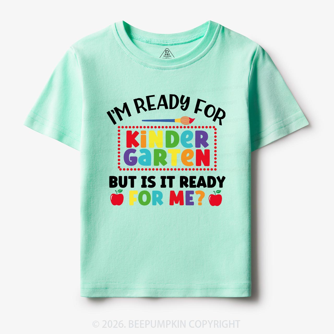I'm Ready For Kindergarten Back To School Kids Shirts