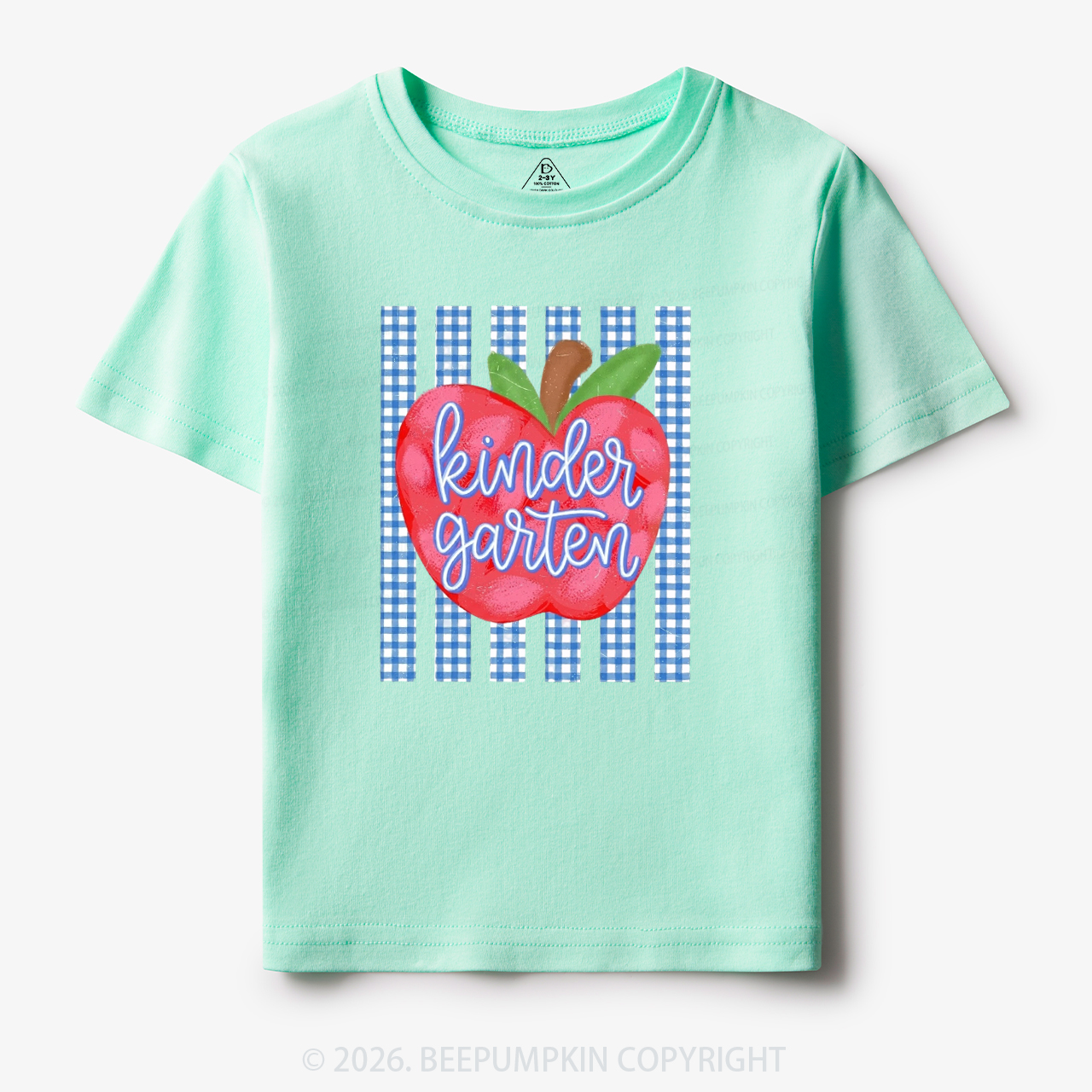 Striped Apple Grade Back To School Toddler&Kid's Tees