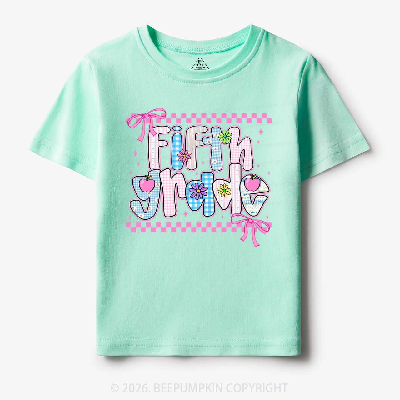 Preppy Floral Pre-k 1st/2nd/3rd/4th/5th Grade Toddler&Kid's Tees