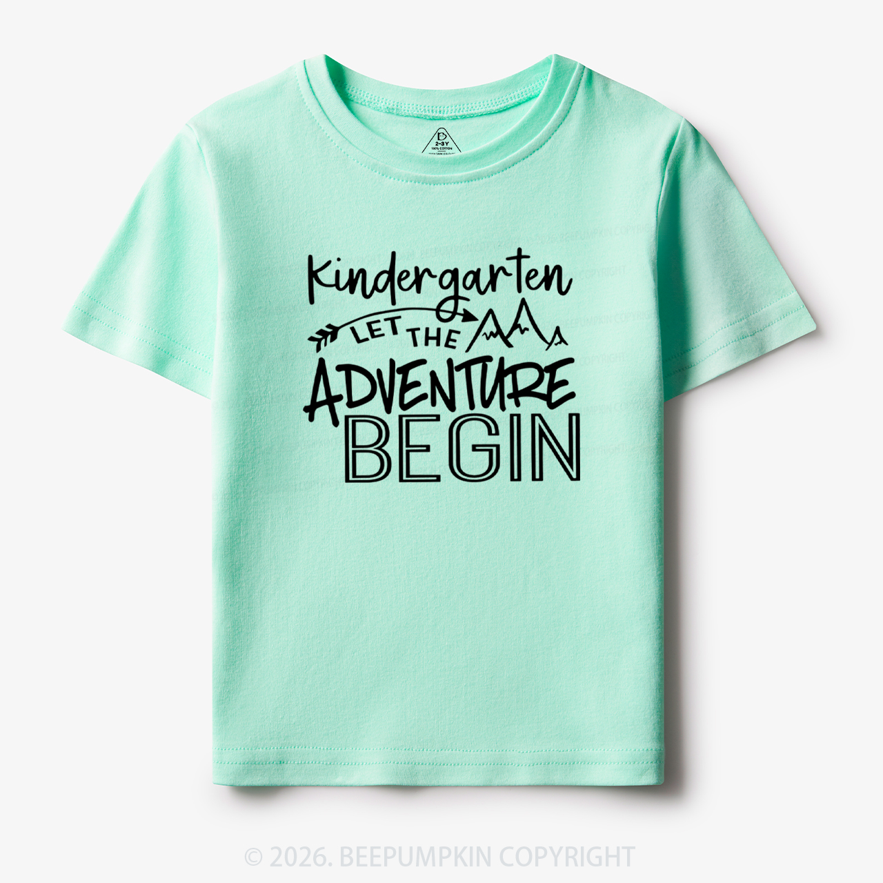 Personalized Kindergarten Let The Adventures Begin Toddler&Kid's Tees