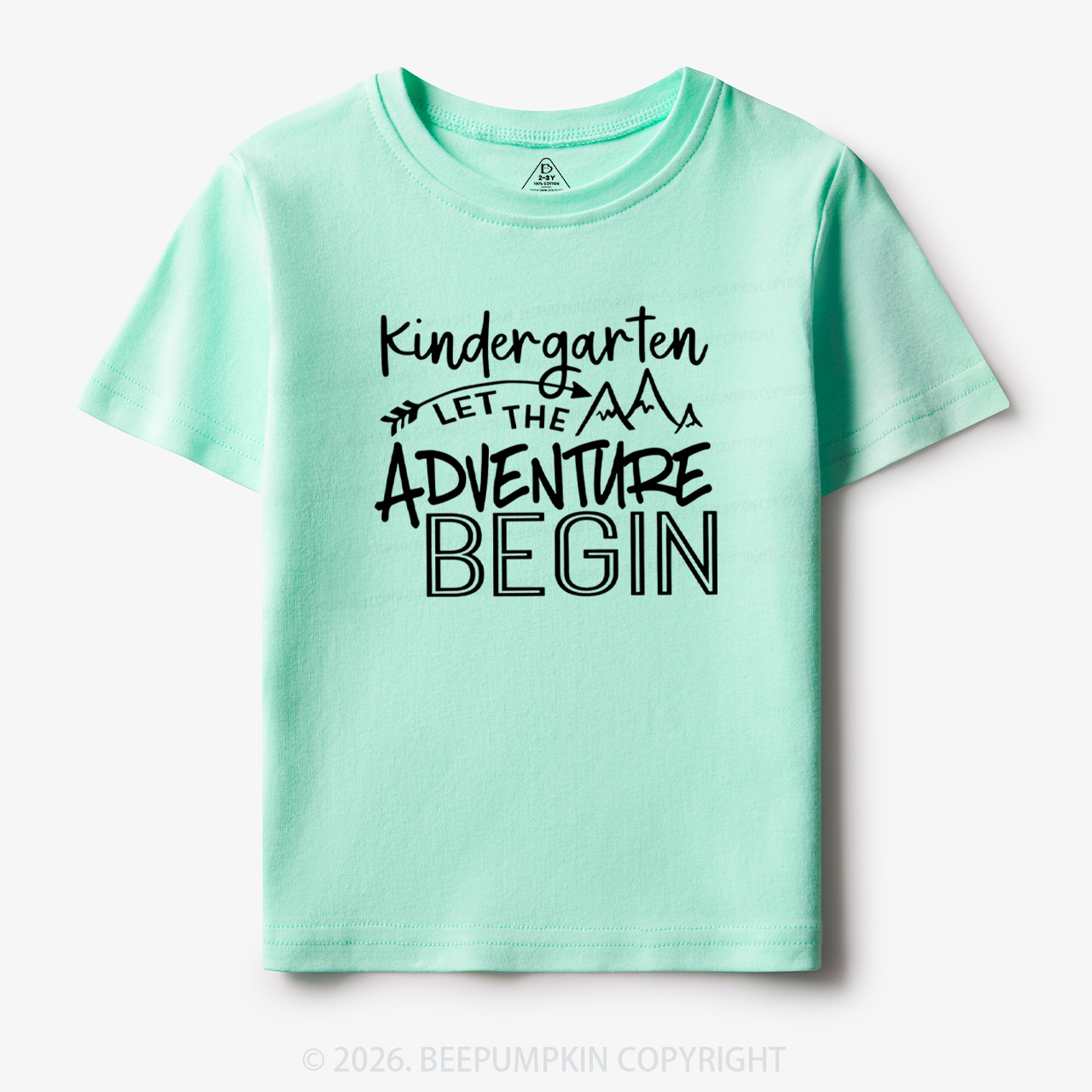 Personalized Kindergarten Let The Adventures Begin Toddler&Kid's Tees