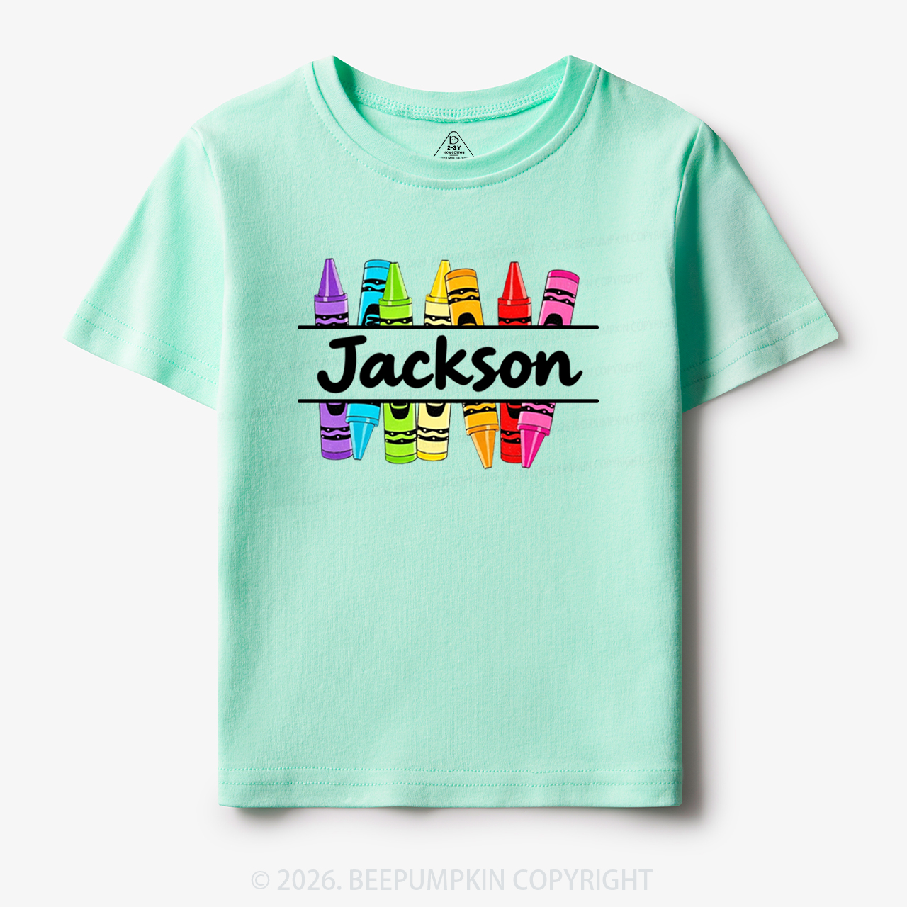 Personalized Name Back To School Toddler&Kid's Tees