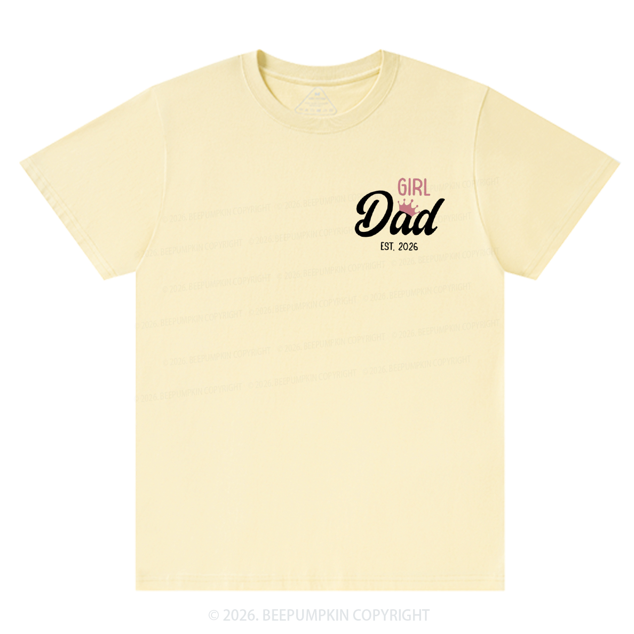 Personalized Girl Dad Fathers Day T-Shirts