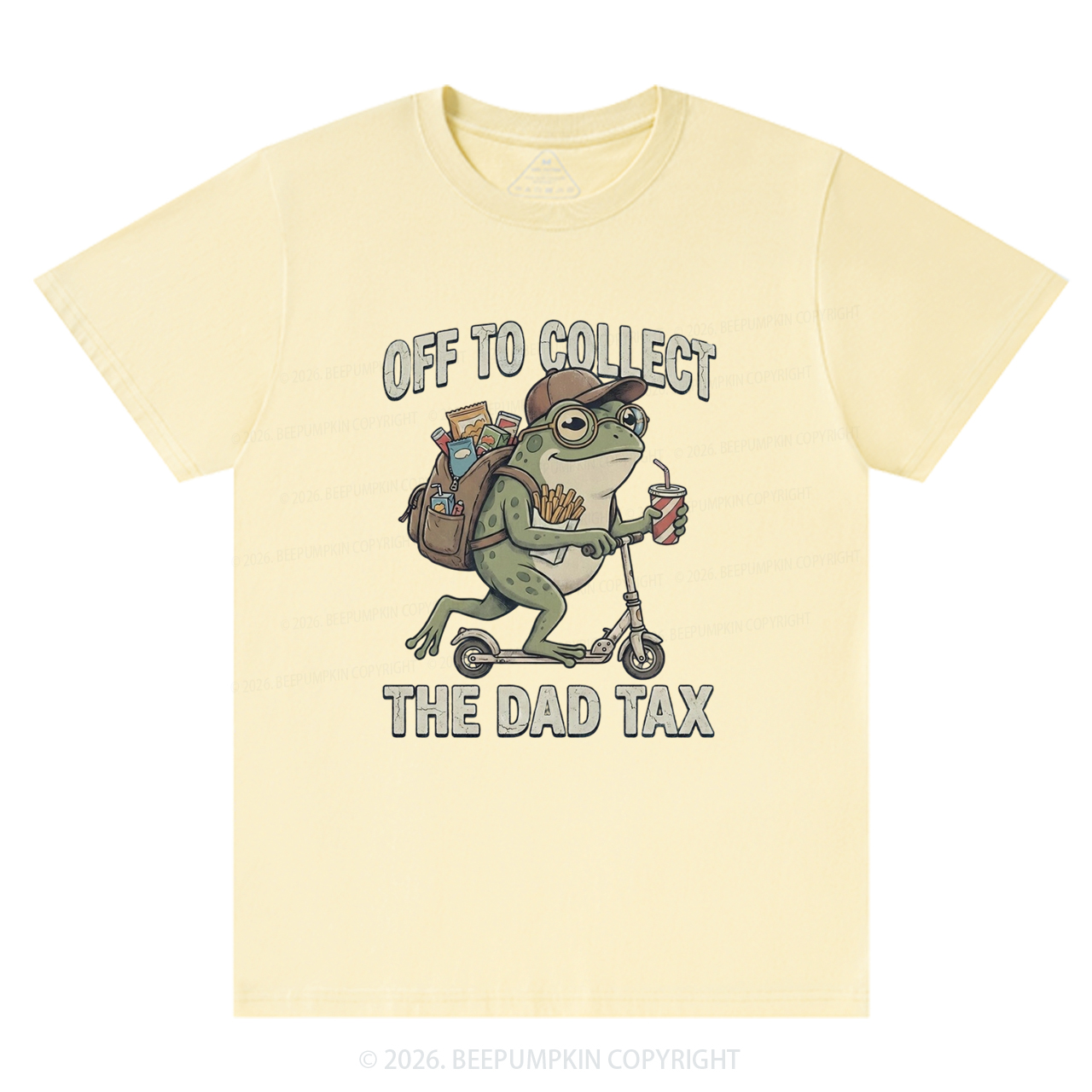 Funny Frog Off To Collect The Dad Tax T-Shirts