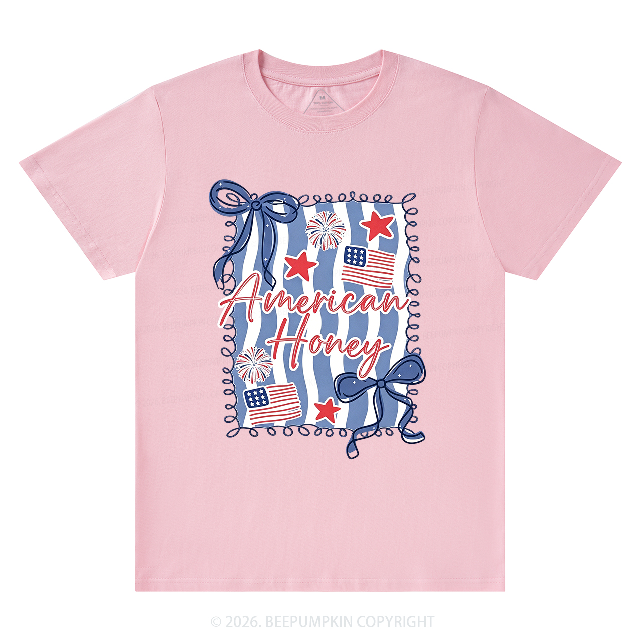 American Honey Flag Bows T-Shirts