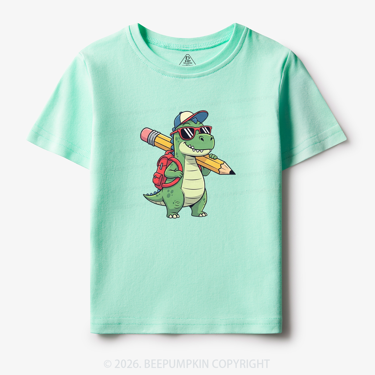 Funny Rex Back to School Dinosaur Toddler&Kid's Tees