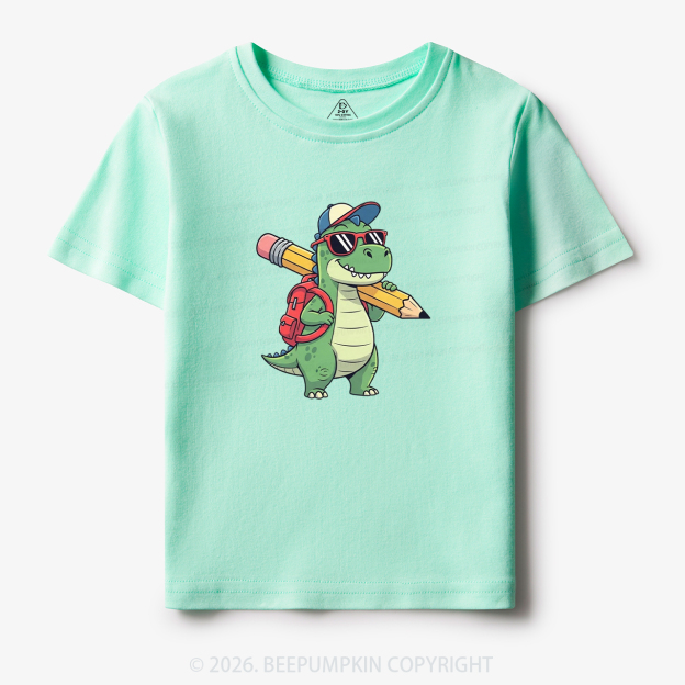 Funny Rex Back to School Dinosaur Toddler&Kid's Tees