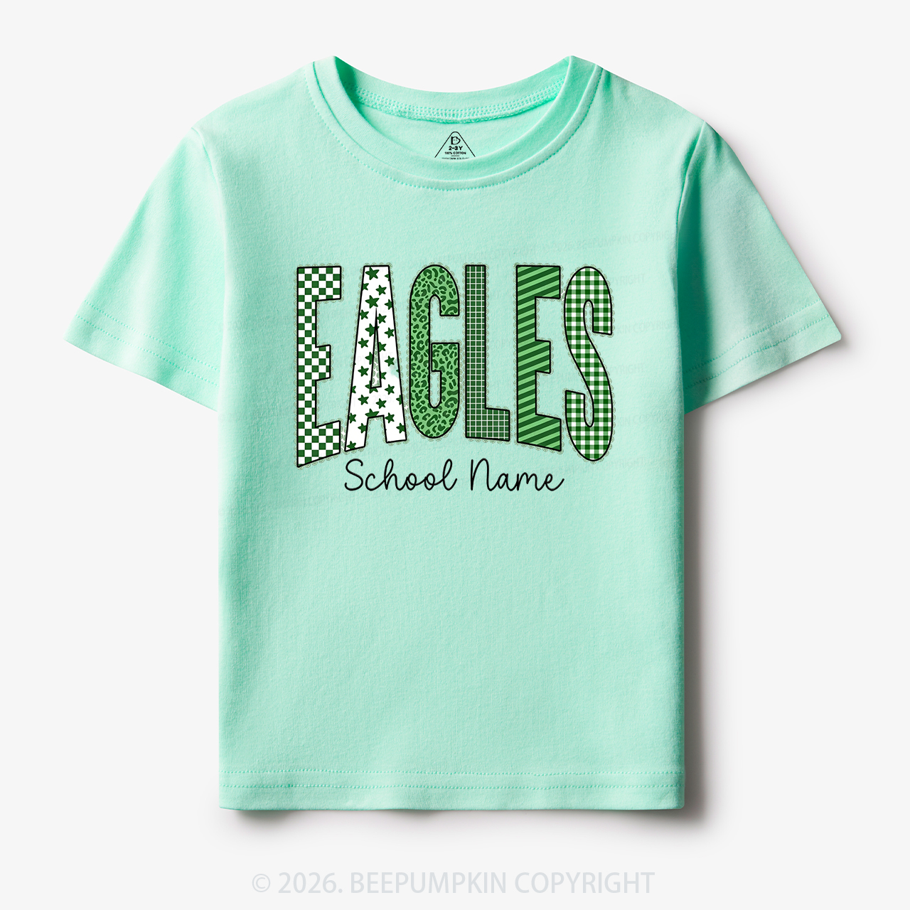 Personalized School Name School Spirit Toddler&Kid's Tees