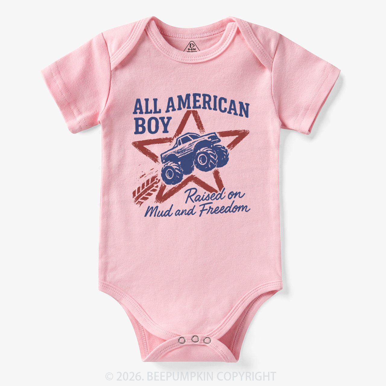 All American Boy Raised on Mud and Freedom Bodysuit