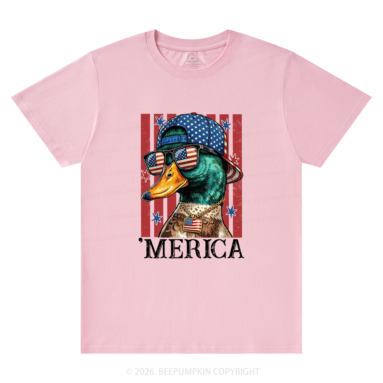 4th of July Funny Patriotic Merica Duck T-Shirts