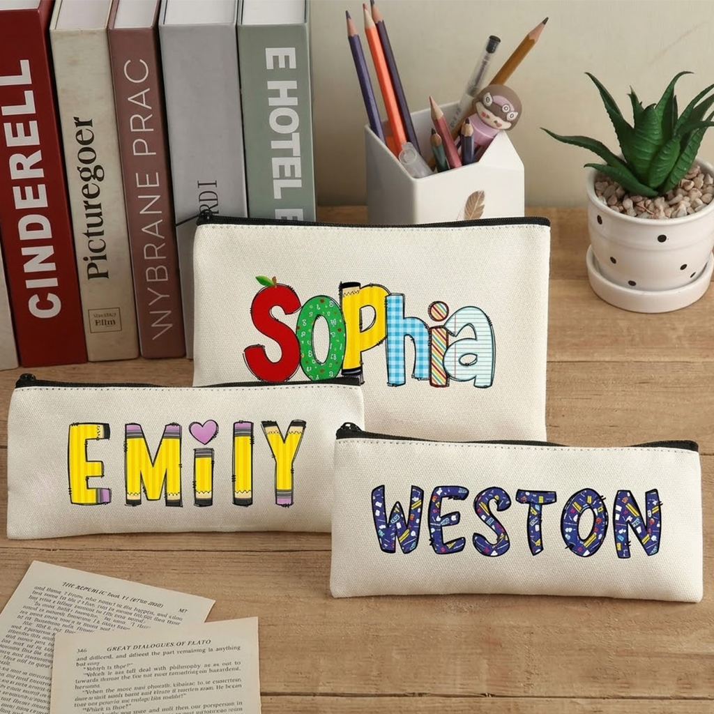 Personalized Pencil Pouch Back to School