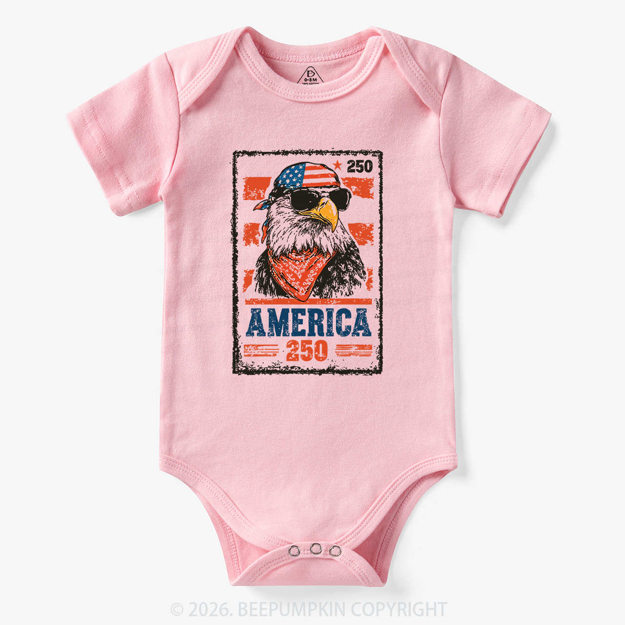 250th American Eagle 4th of July Bodysuit