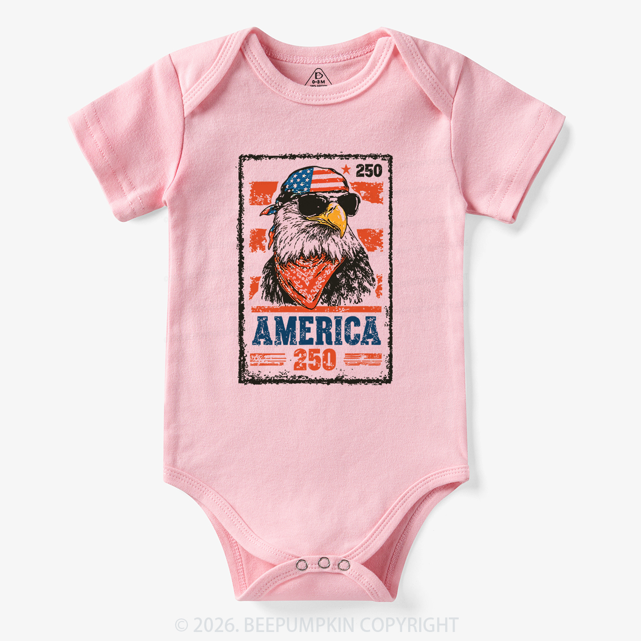 250th American Eagle 4th of July Bodysuit