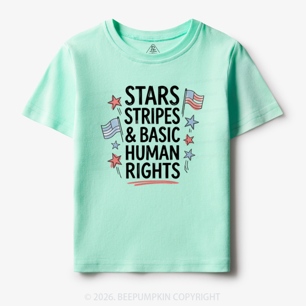 Stars Stripes Patriotic 4th Of July Toddler&Kid's Tees