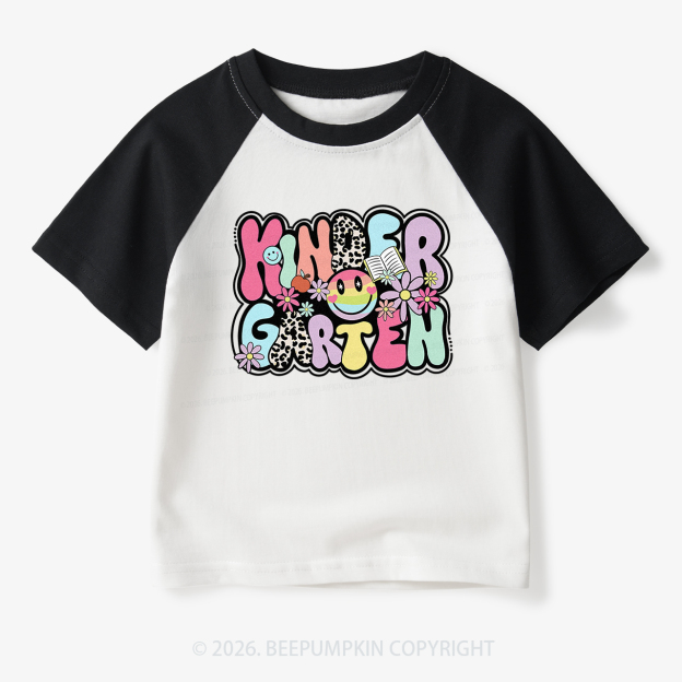 Personalized First/Second/Third Grade Back To School Toddler&Kids Retro Raglan T-shirt