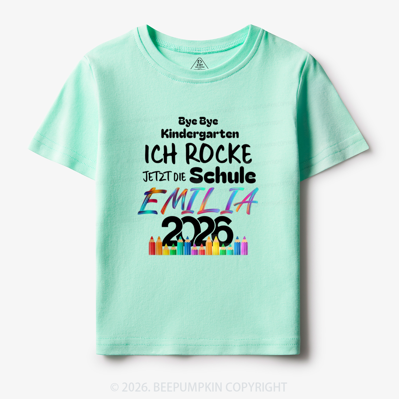 Personalized I Rock School Back To School Toddler&Kid's Tees