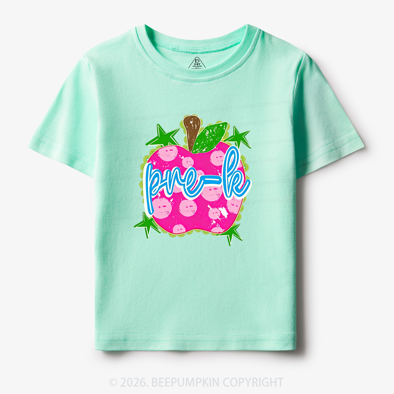 Personalized Polkadots Apple Back To School Toddler&Kid's Tees