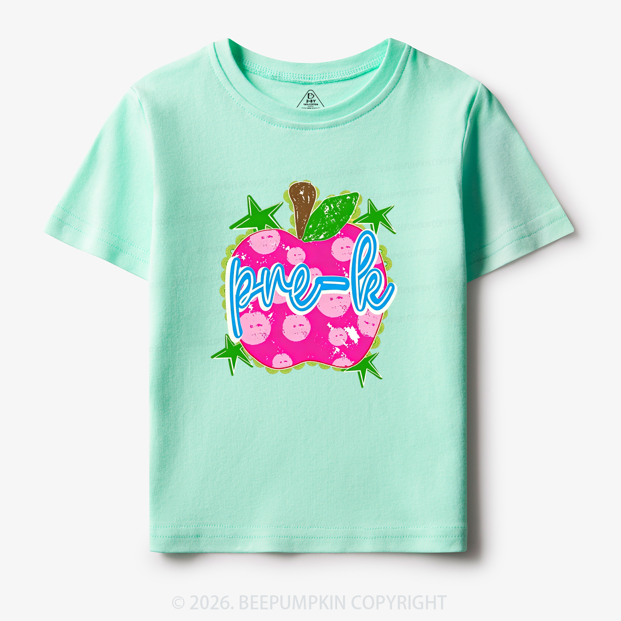 Personalized Polkadots Apple Back To School Toddler&Kid's Tees