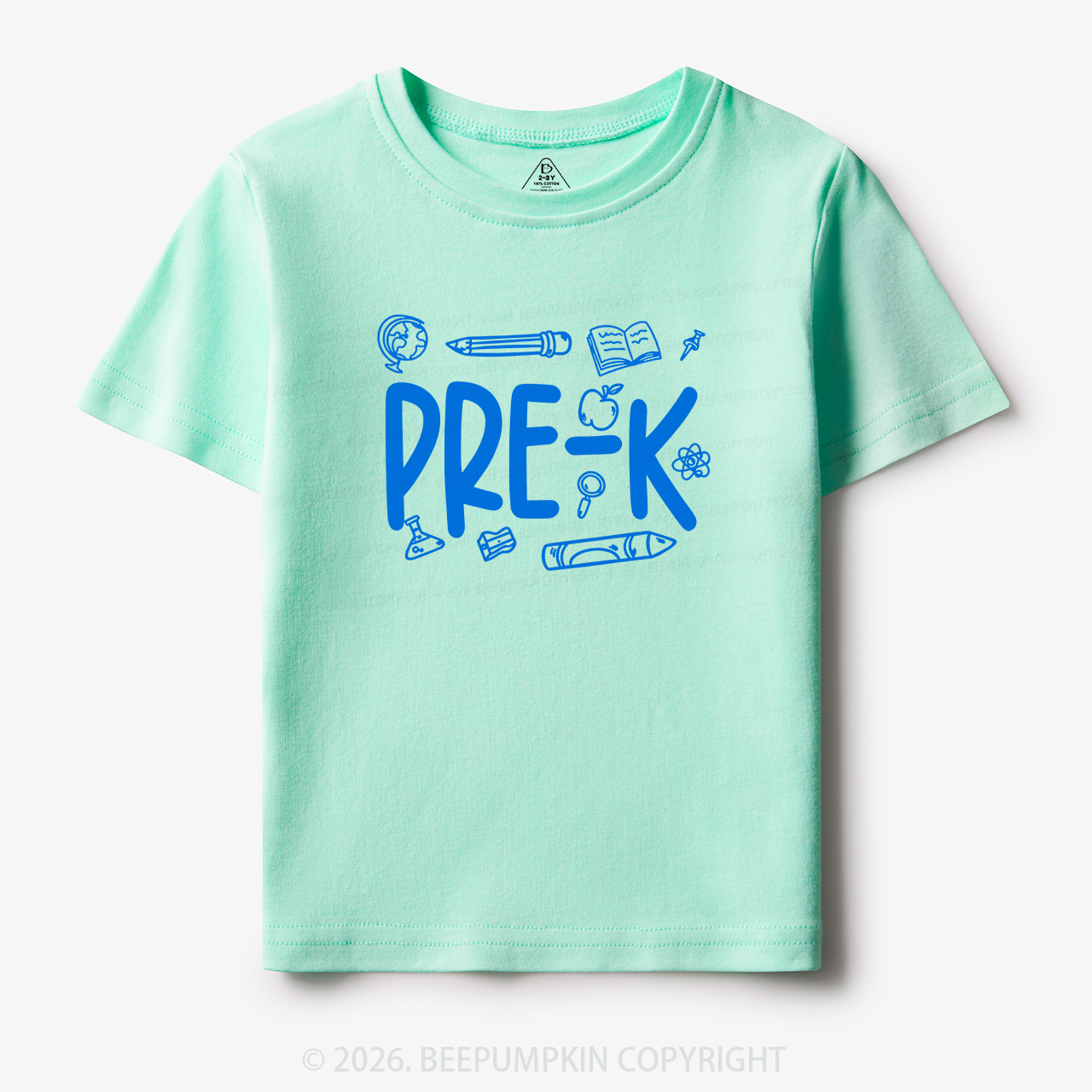Personalized Preppy Back To School Doodles Toddler&Kid's Tees