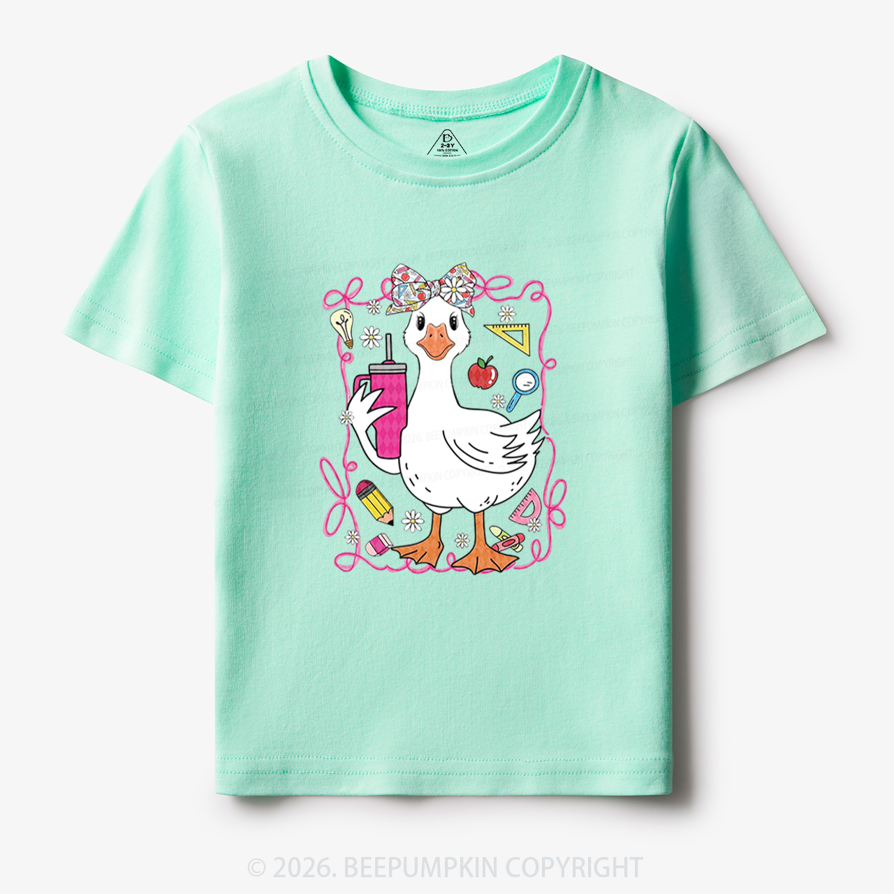Coquette Silly Goose Back To School Toddler&Kid's Tees