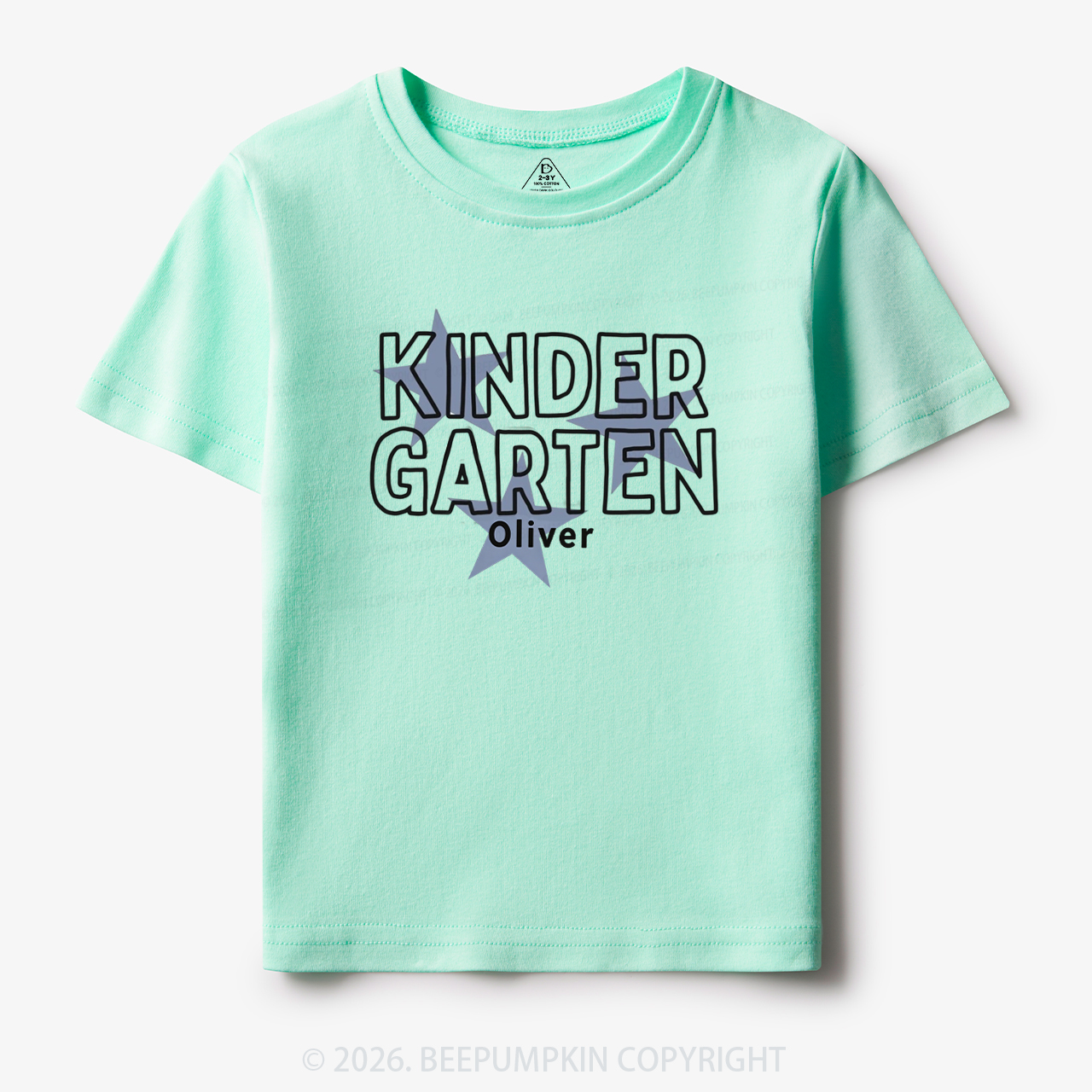 Personalized Kindergarten Star Back to School Toddler&Kid's Tees
