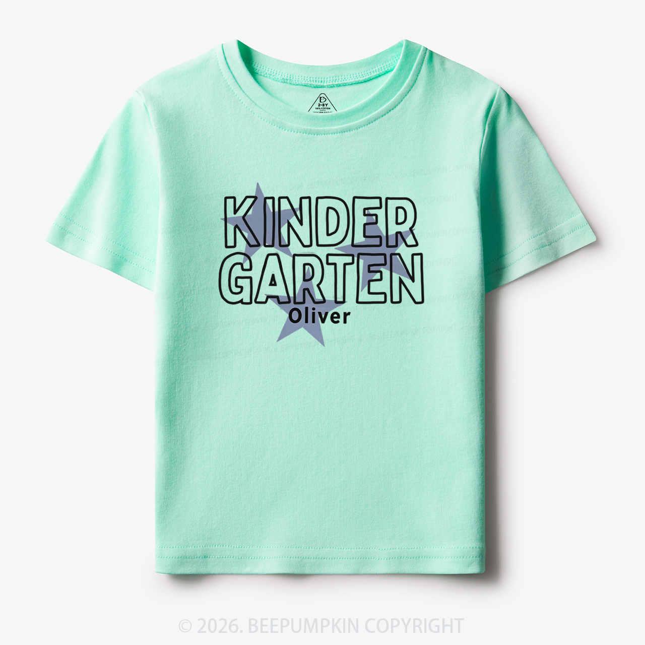 Personalized Kindergarten Star Back to School Toddler&Kid's Tees