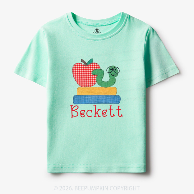 Personalized Name Caterpillar Back To School Toddler&Kid's Tees