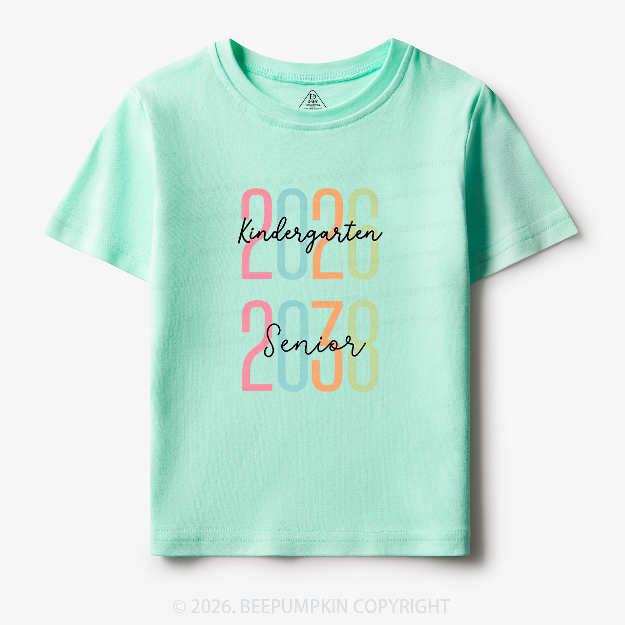 Class of 2026 Kindergarten 2038 Senior Toddler&Kid's Tees
