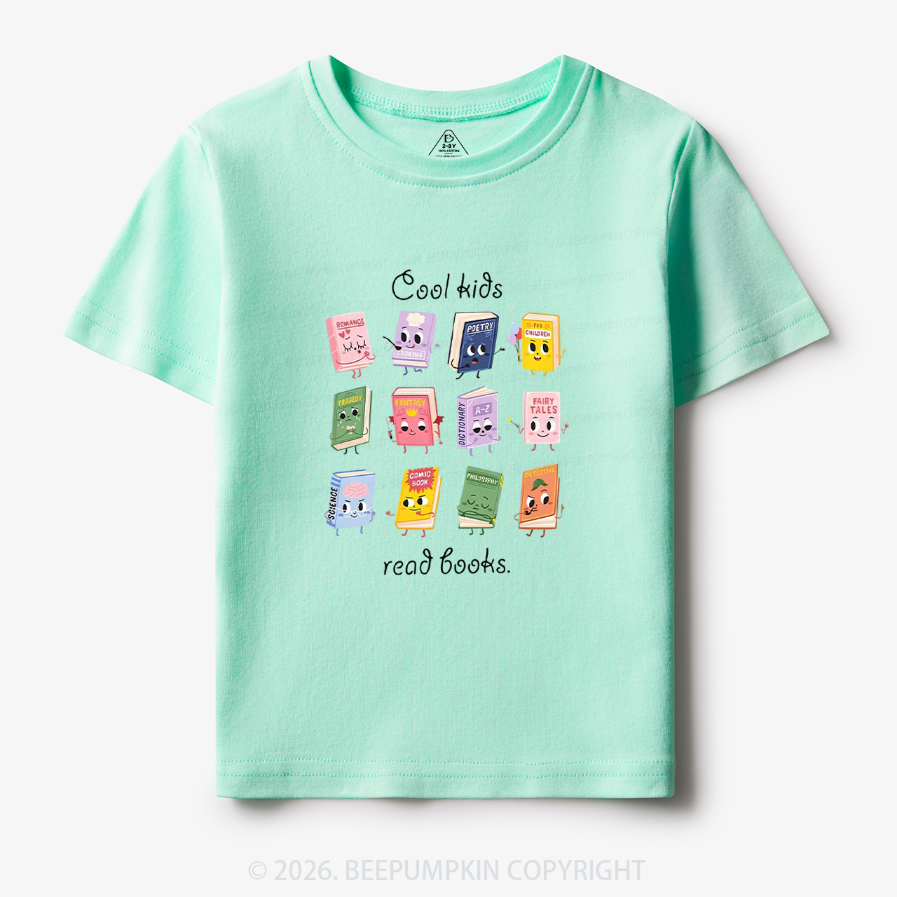 Cool Kids Read Books Back To School Toddler&Kid's Tees
