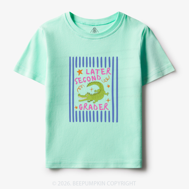 Personalized Later Alligator Funny Back To School Toddler&Kid's Tees