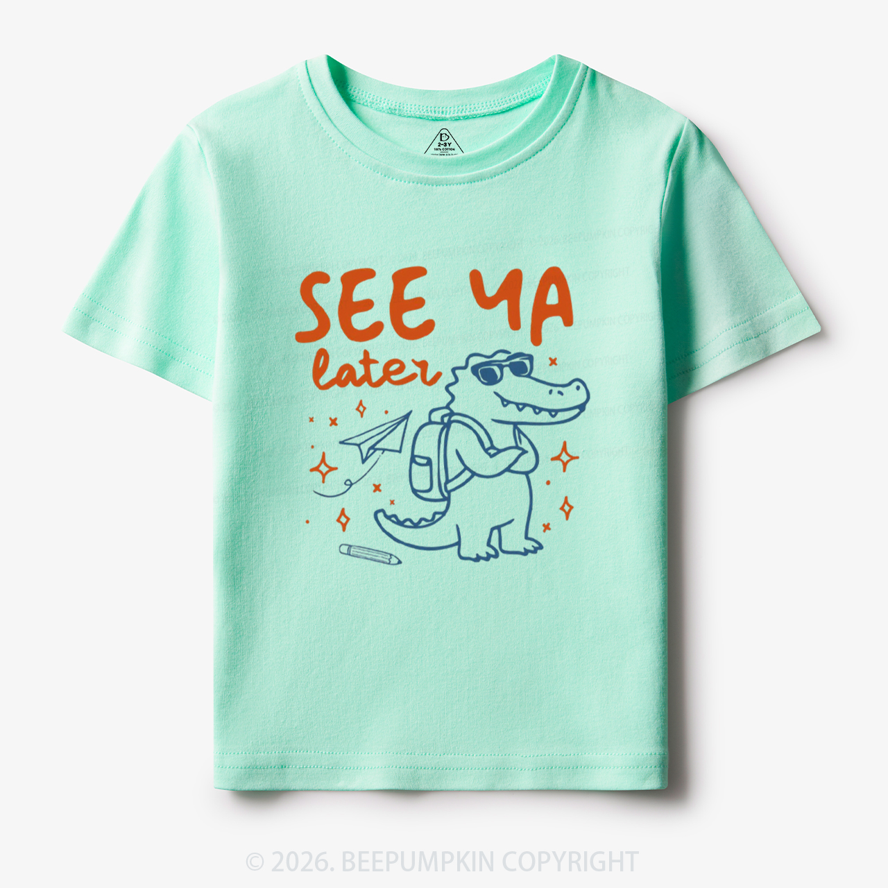 Personalized Cute Animal Funny School Toddler&Kid's Tees