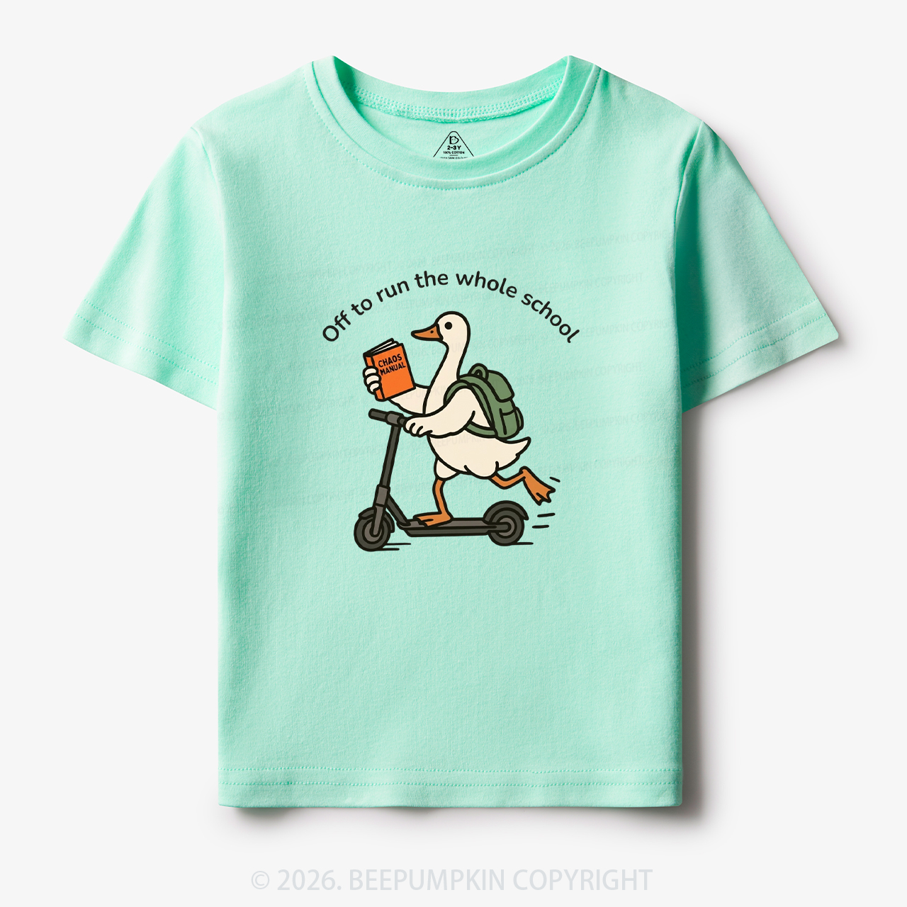 Off to Run the Whole School Funny Back To School Toddler&Kid's Tees