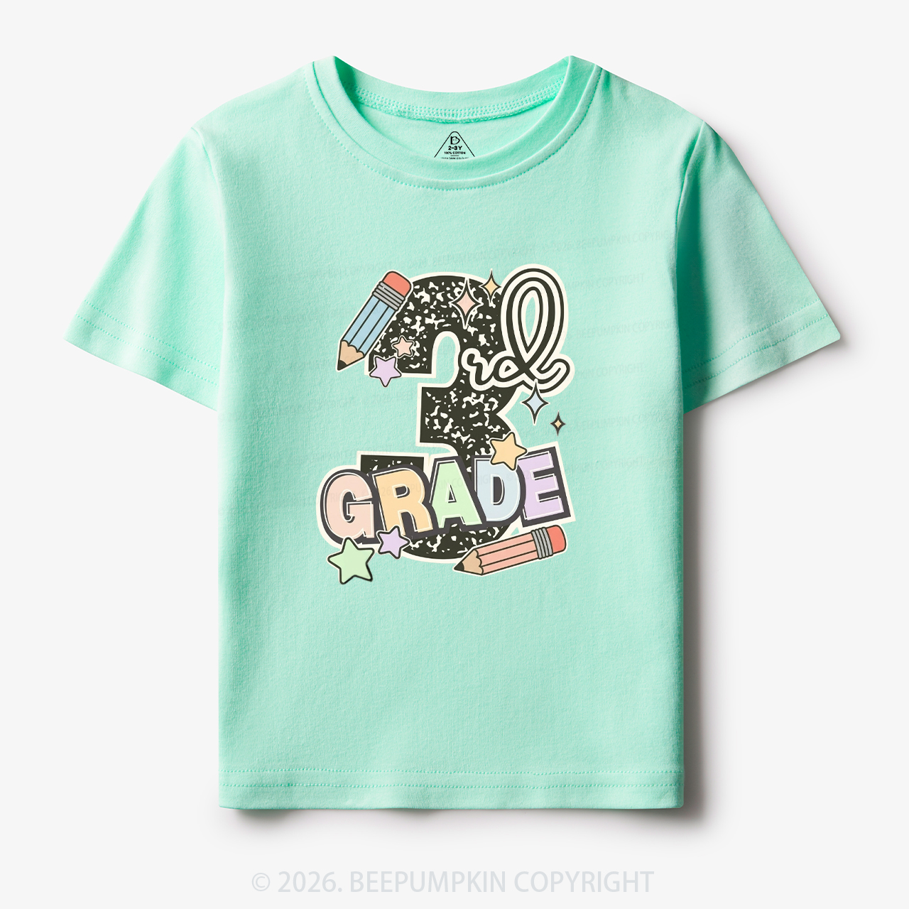 Third Grade Pencil Back To School Toddler&Kid's Tees