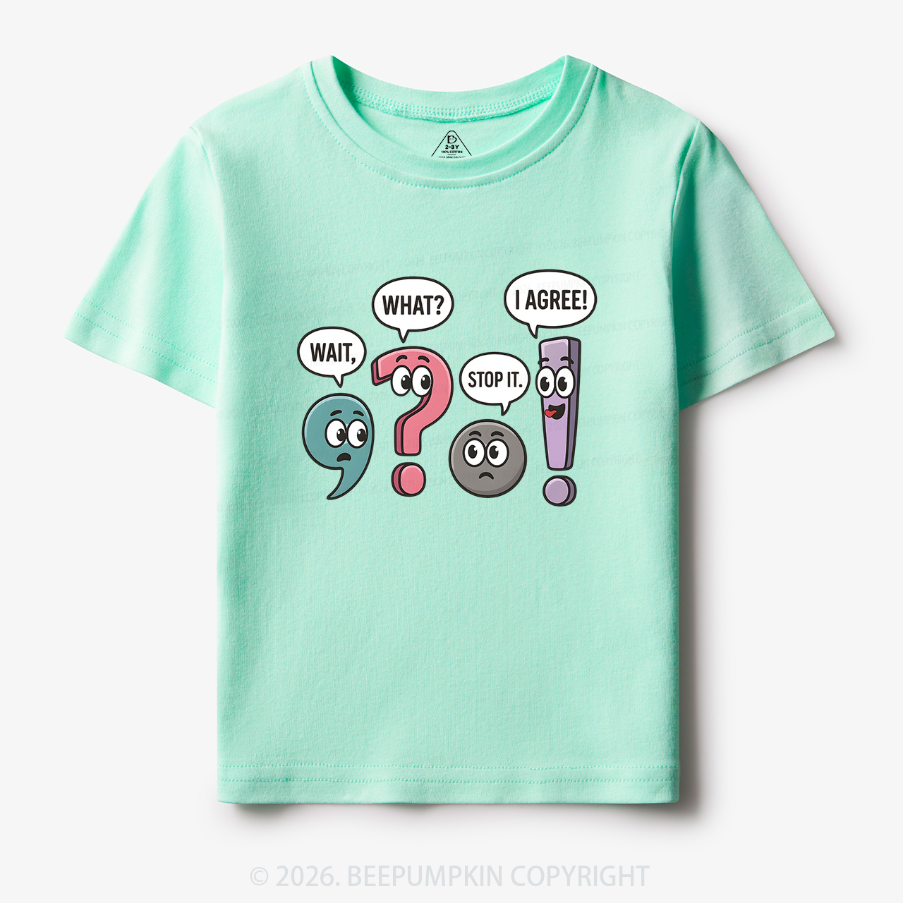 Funny Punctuation Back to School Toddler&Kid's Tees