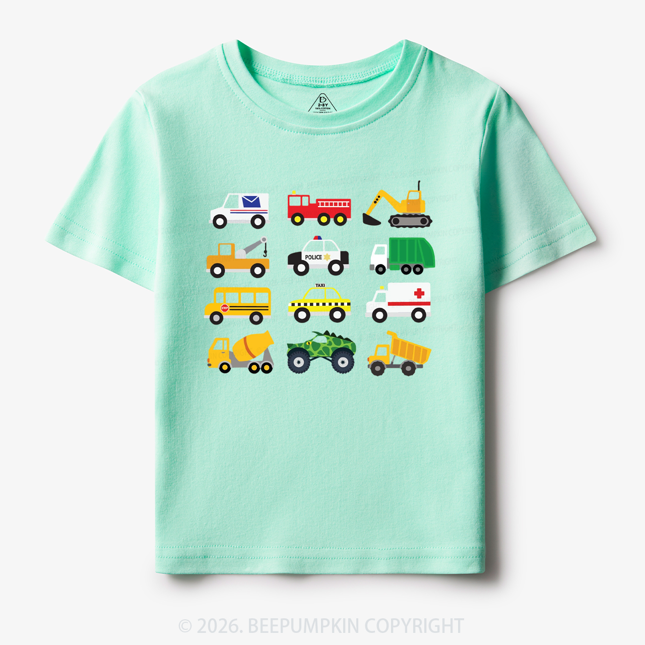 Lots of Trucks Toddler&Kid's Tees