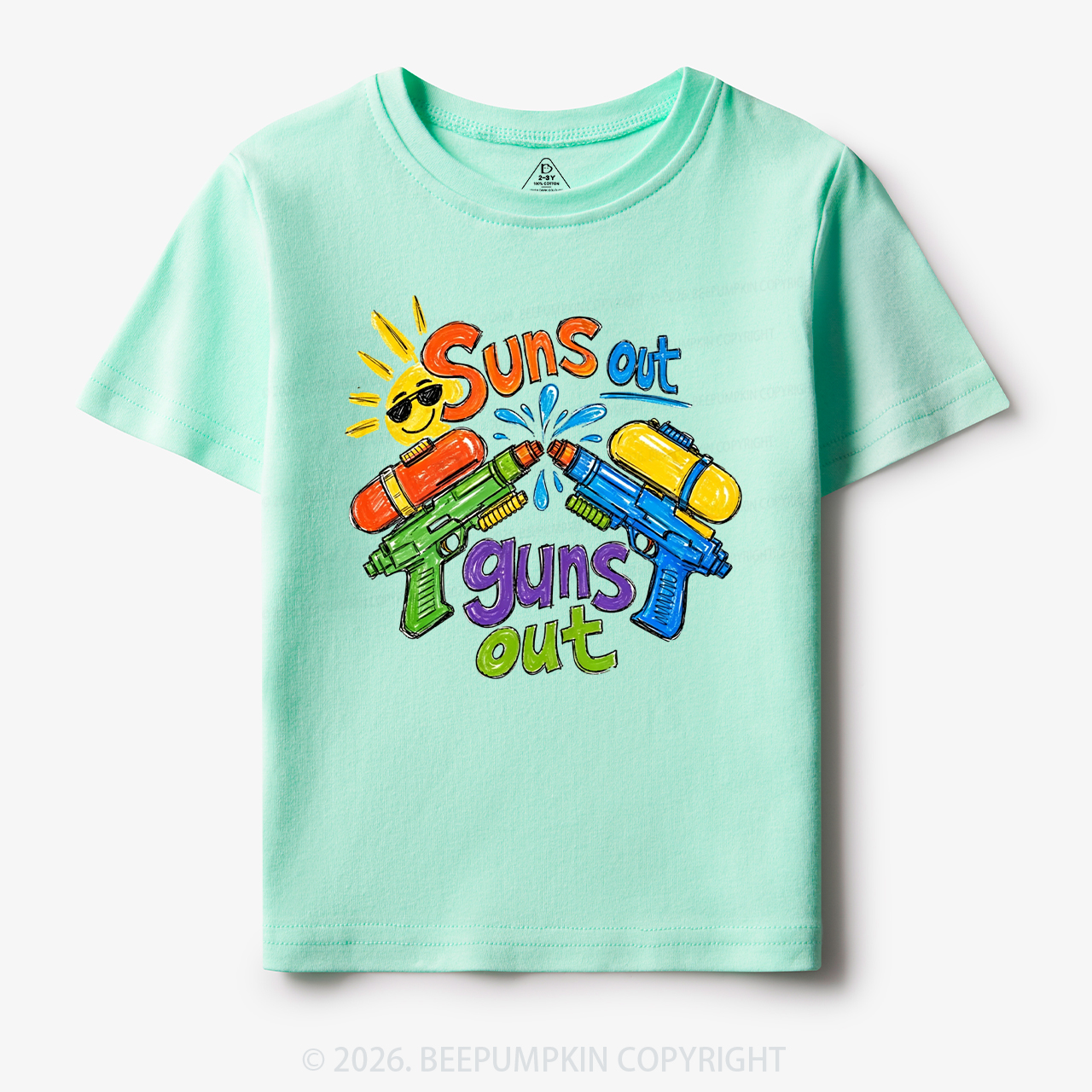 Funny Summer Suns Out Toddler&Kid's Tees