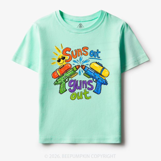 Funny Summer Suns Out Toddler&Kid's Tees
