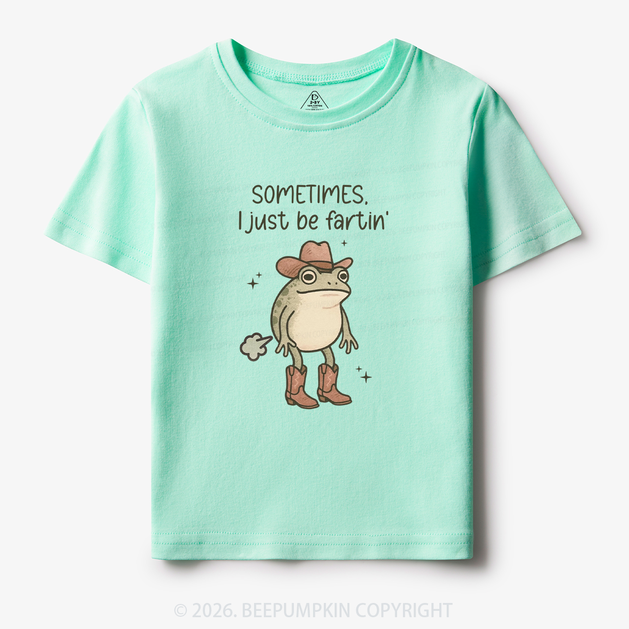 Sometimes I Just Be Fartin' Funny Western Toddler&Kid's Tees