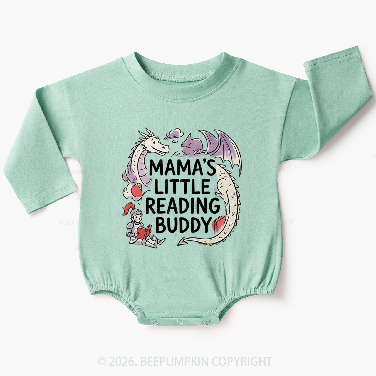 Mama's Little Reading Buddy Baby Bubble Romper
