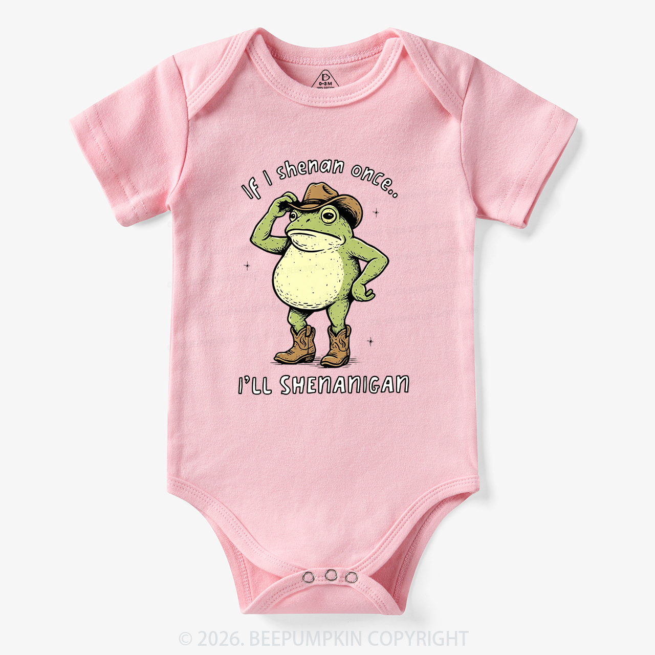 Funny Frog If I Shenan Once I'll Shenanigan Bodysuit