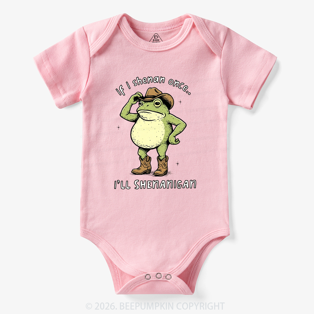 Funny Frog If I Shenan Once I'll Shenanigan Bodysuit