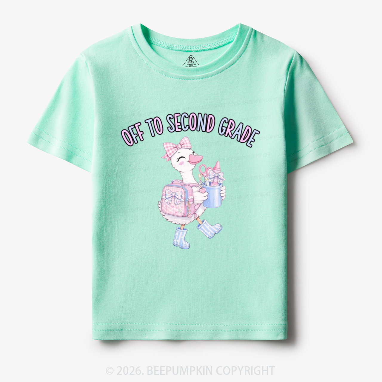 Personalized Off To Grade Back To School Toddler&Kid's Tees