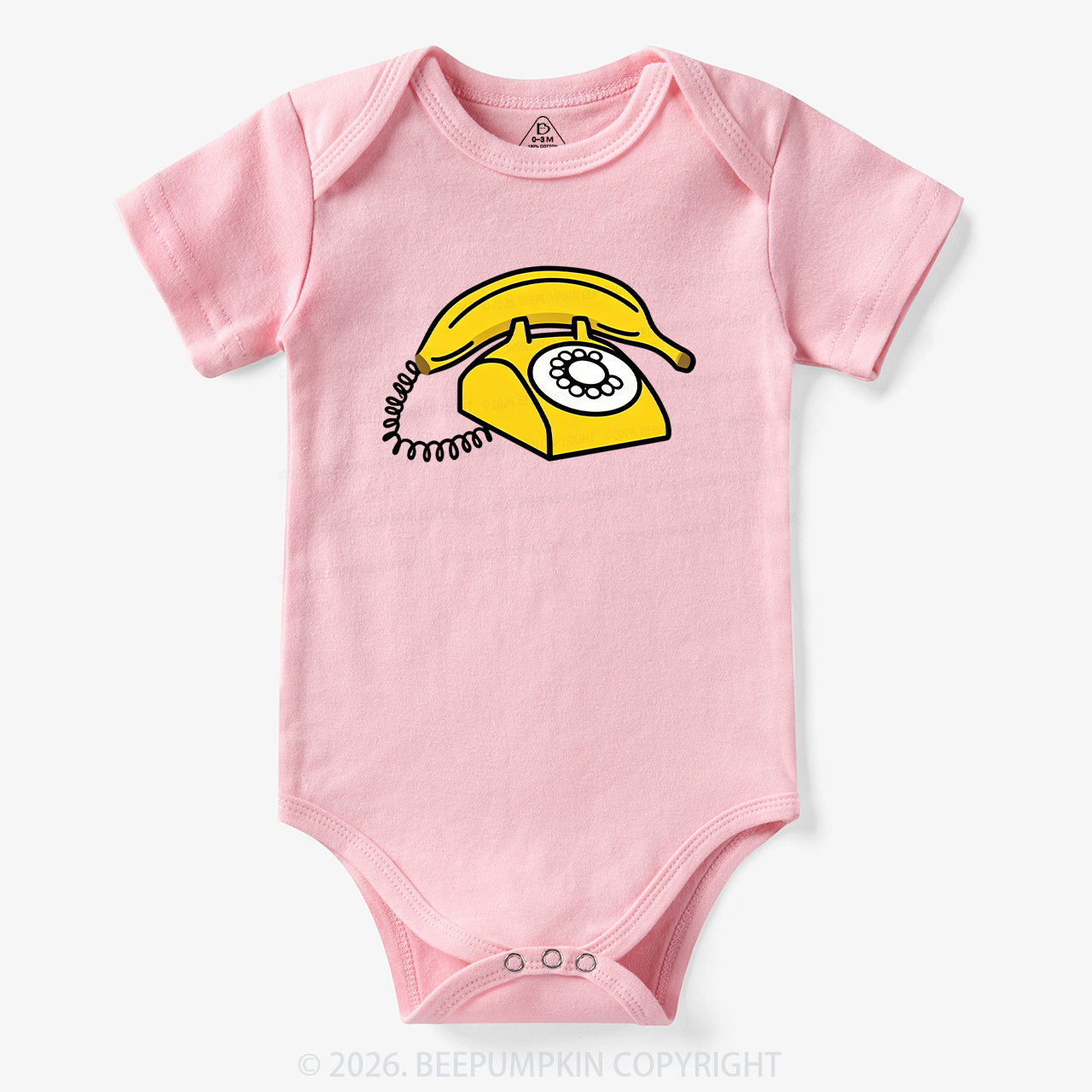 Banana Phone Cute Funny Bodysuit